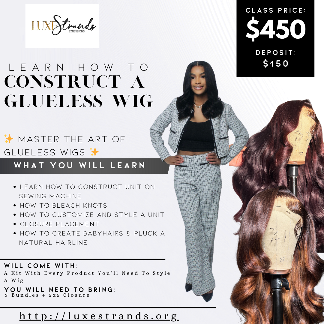 IN PERSON 1ON1 WIG CLASS